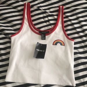 rainbow tank top